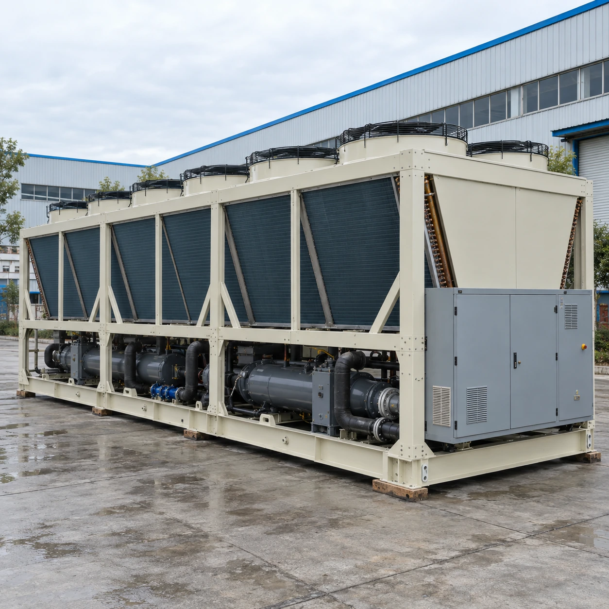 150 ton air cooled chiller