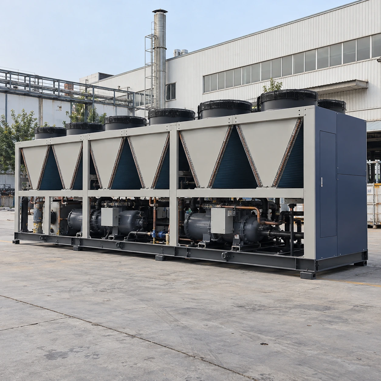 200 ton air cooled chiller