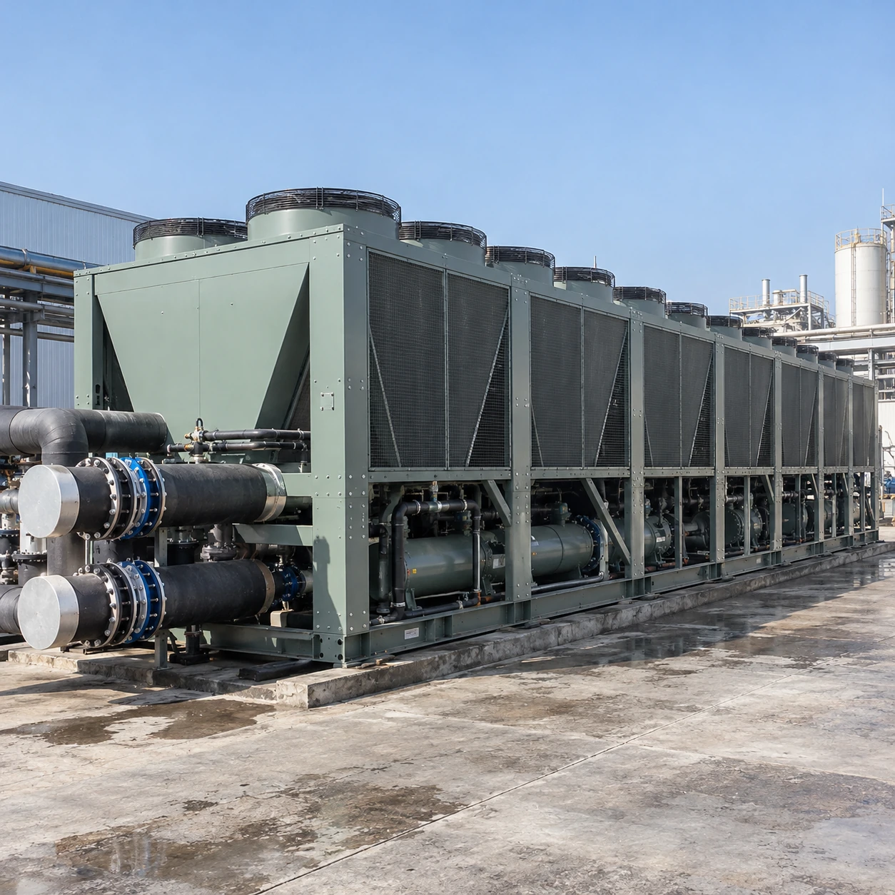 500 ton air cooled chiller