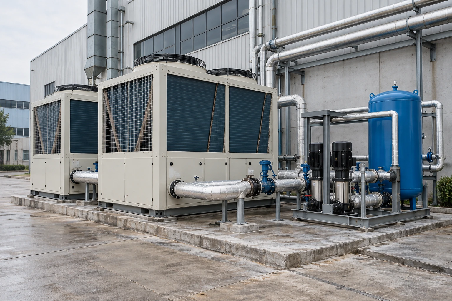 air to water heat pump system
