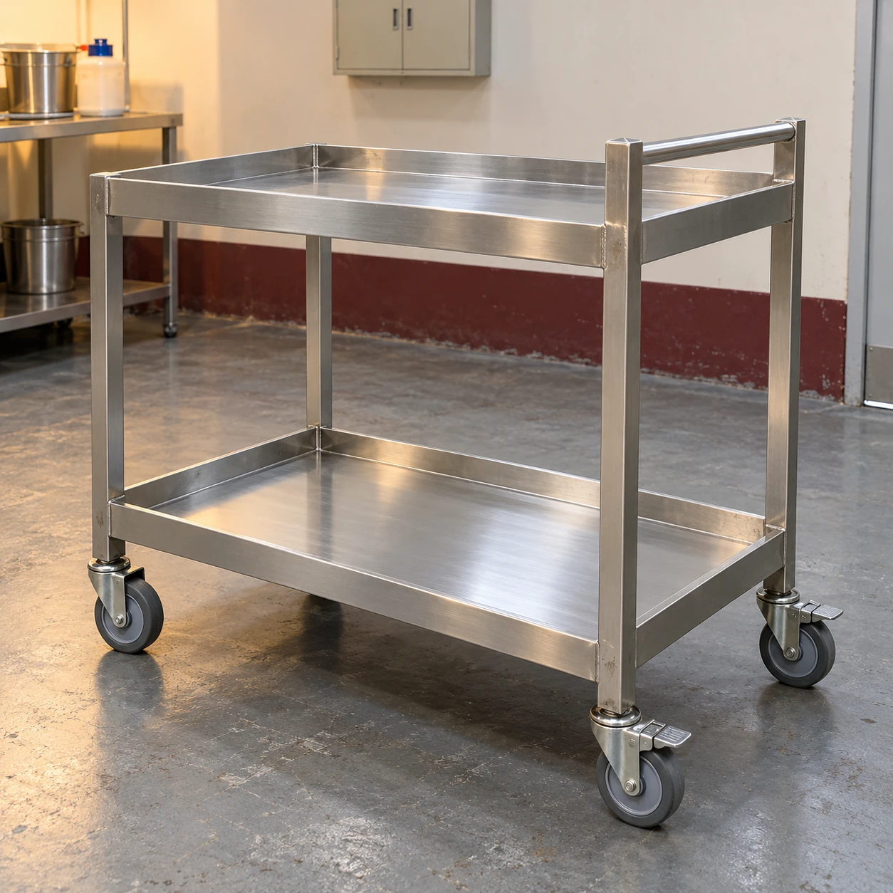 stainless steel cleanroom carts