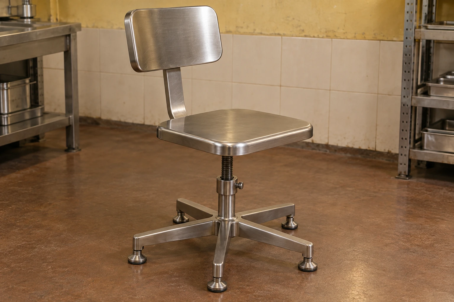 stainless steel cleanroom chairs