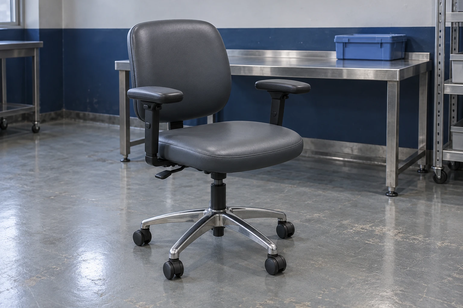 cleanroom chairs with arms