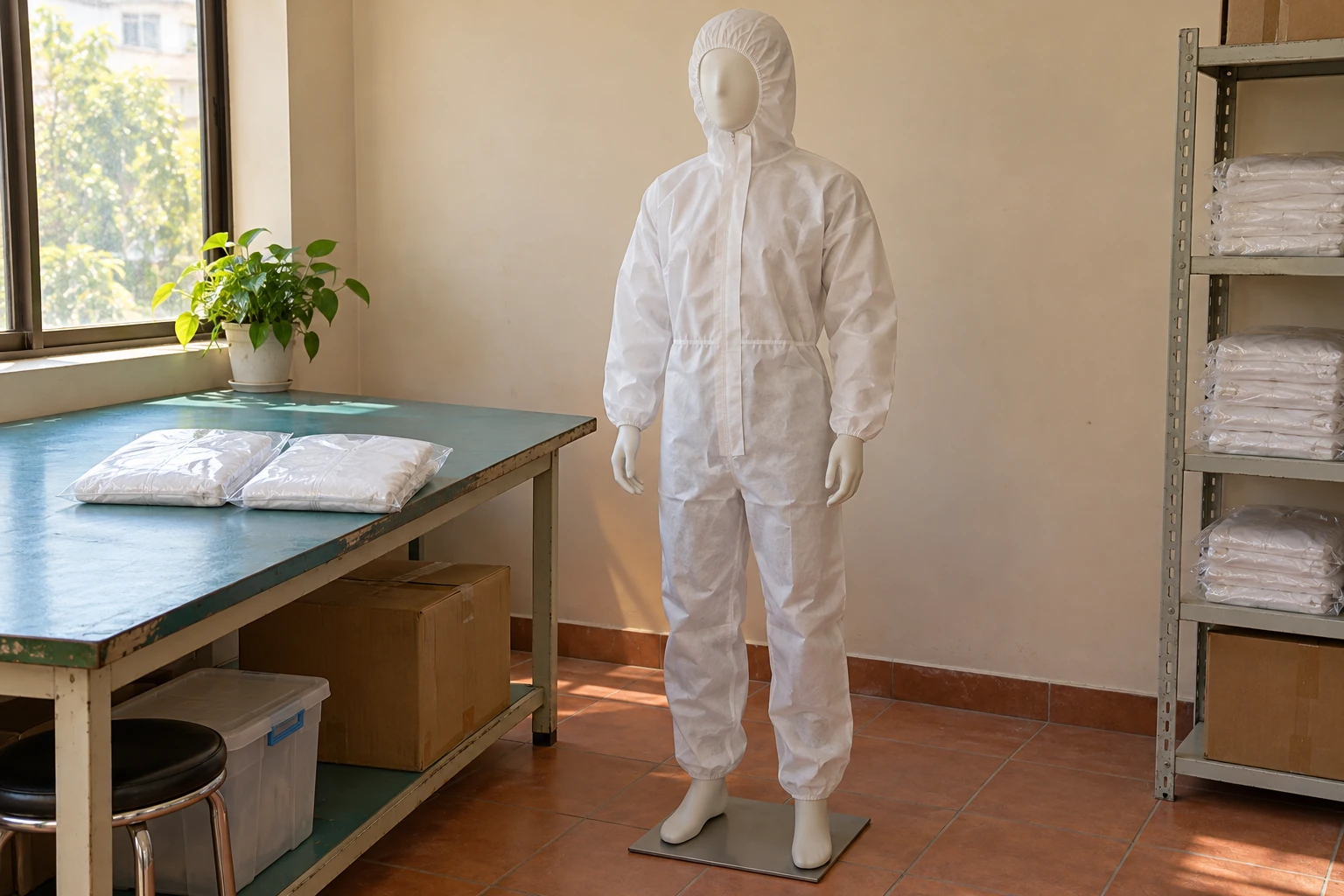 disposable cleanroom suit