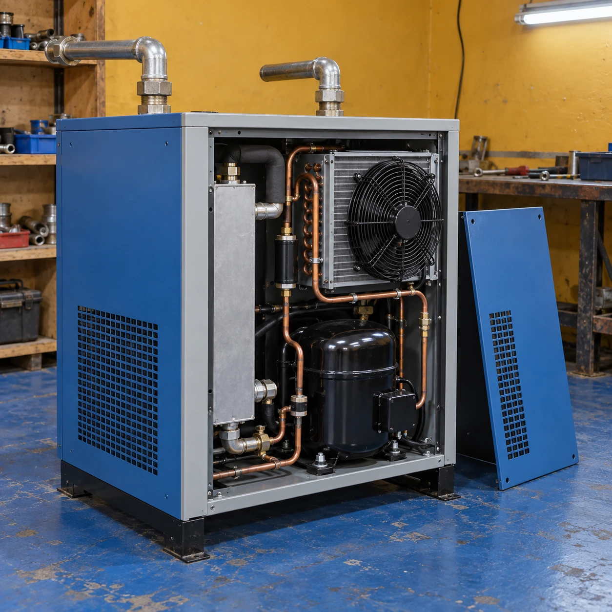 refrigeration compressed air dryer