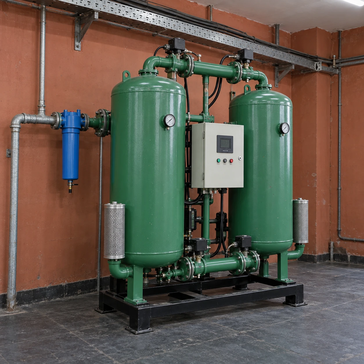 regenerative desiccant compressed air dryer