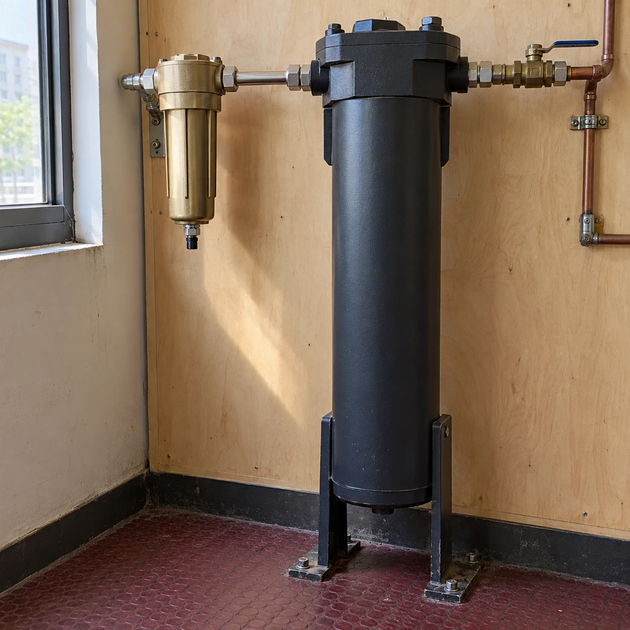activated carbon compressed air filter