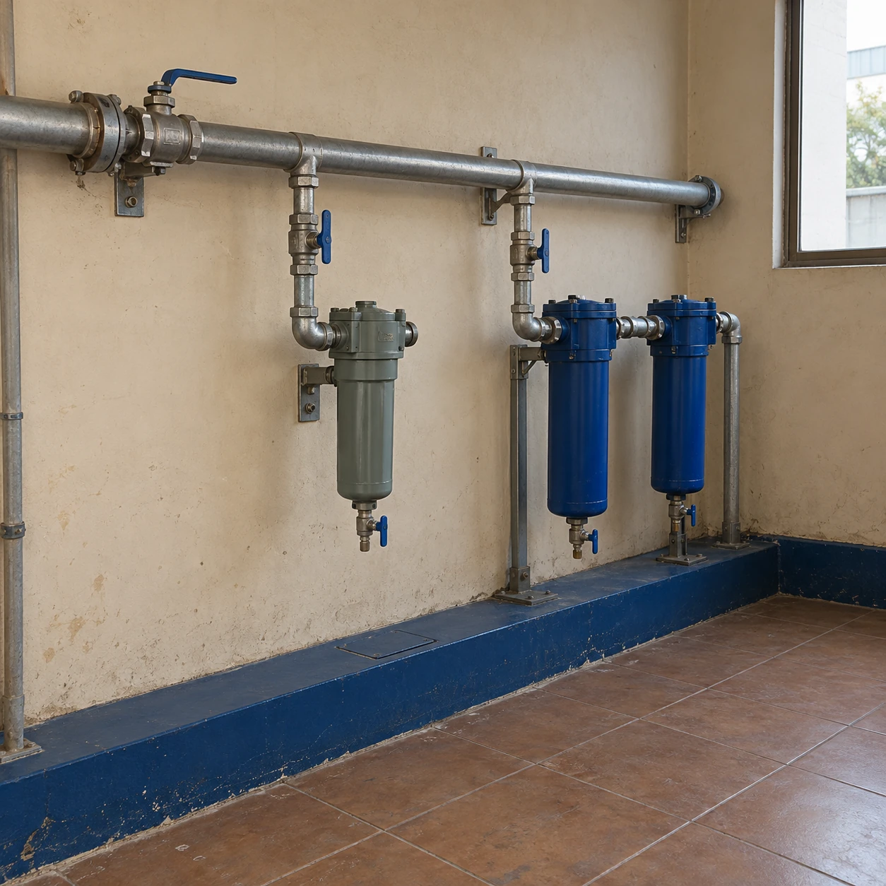 compressed air filter systems