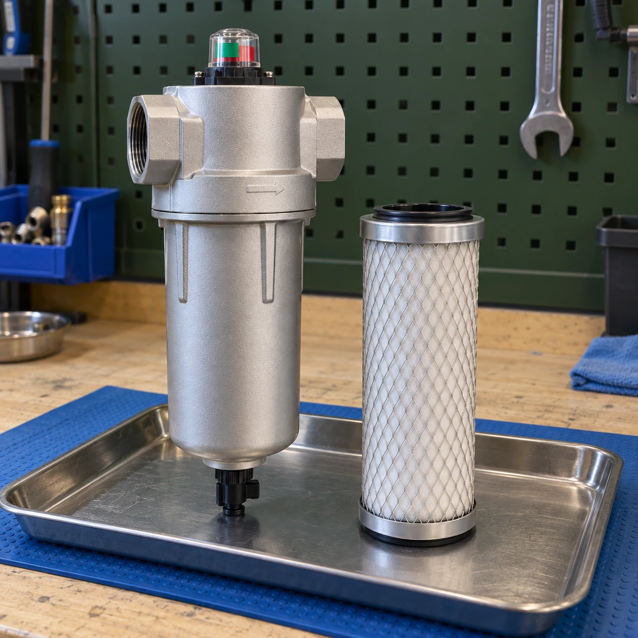 high efficiency compressed air filter