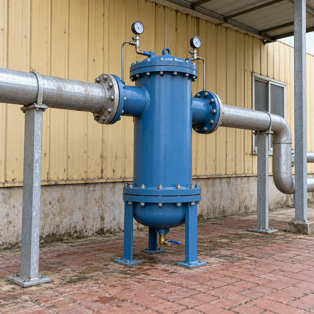 high flow compressed air filter