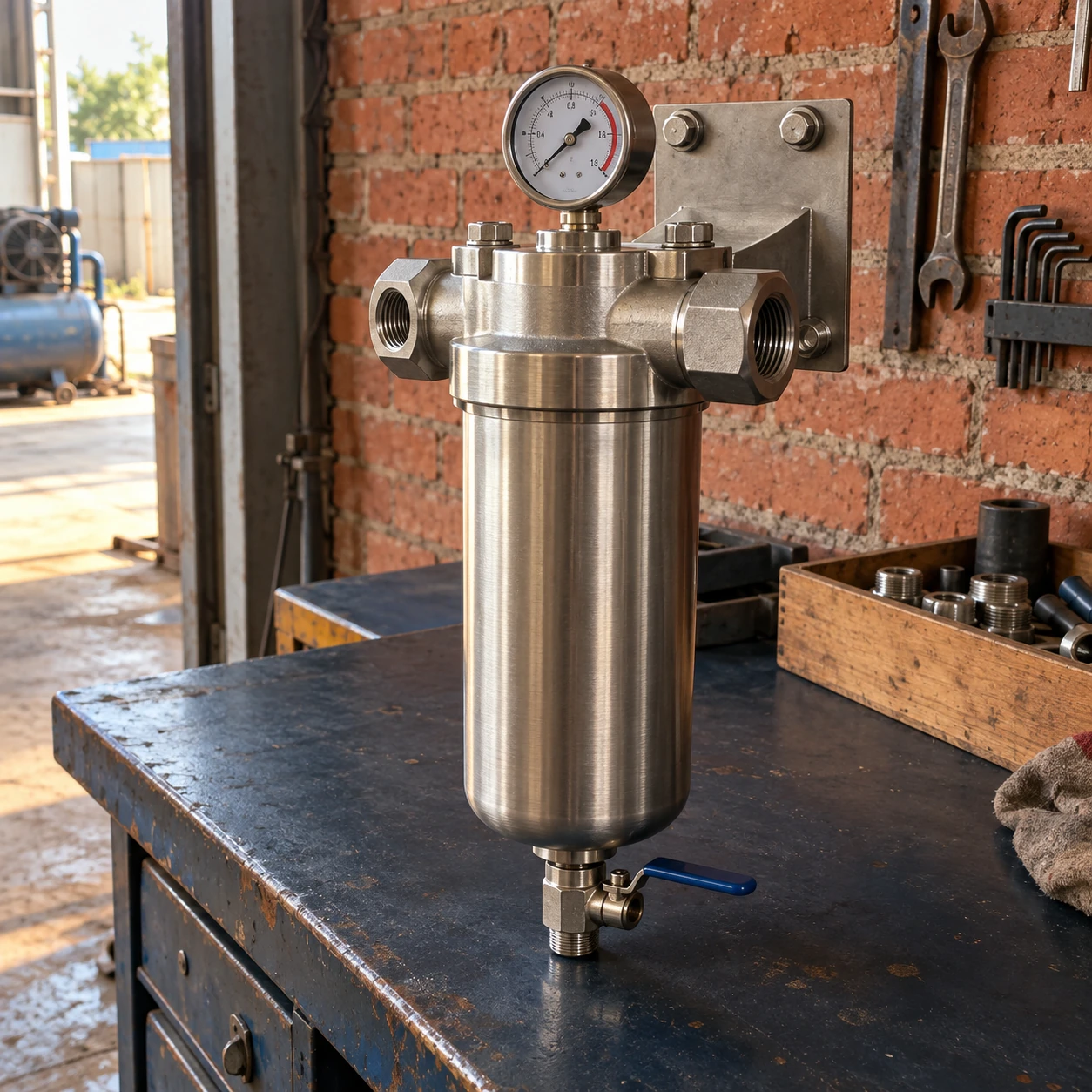 high pressure compressed air filter