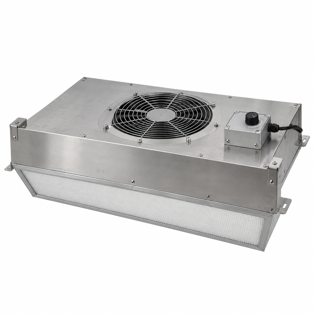 Stainless steel FFU with a separate local speed-control box