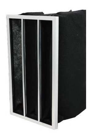 Pocket activated carbon filter