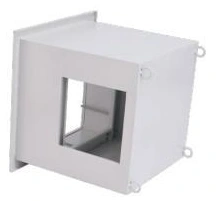 Mini-pleat HEPA terminal housing