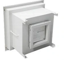 Side gel-seal HEPA terminal housing