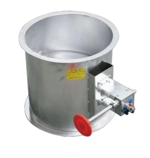 Worm-gear volume control damper