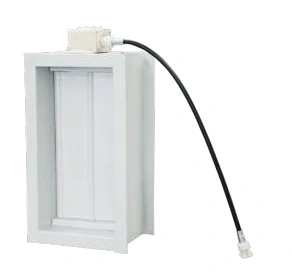 Underside-adjusted volume control damper