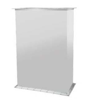 Rectangular ventilation duct
