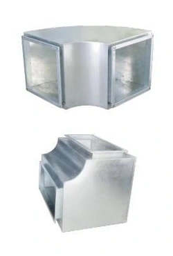 Acoustic duct elbow configurations
