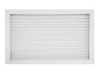 Single-deflection grille