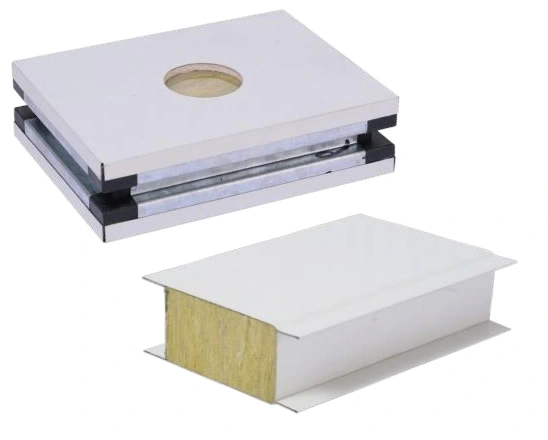 Magnesium oxide rock wool sandwich panel
