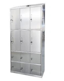 Combined garment and footwear locker