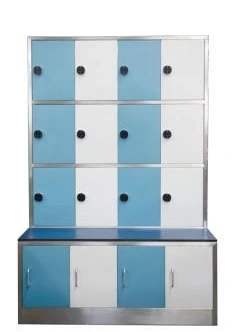 Cleanroom Locker with Changing Bench