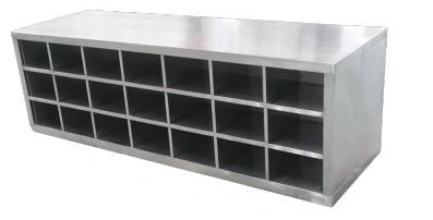 Three-tier compartment shoe rack