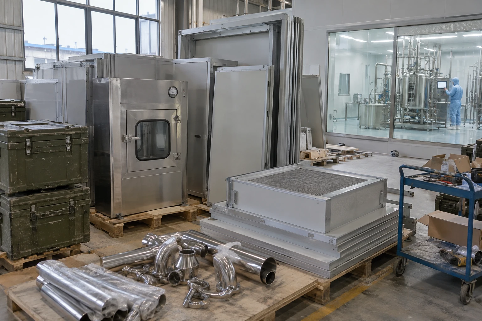 modular cleanroom providers pharmaceutical biotech