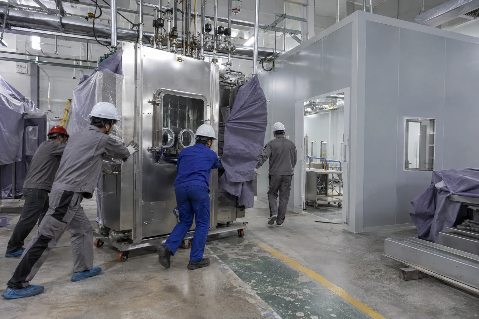 modular cleanroom systems biotech facility deployment speed