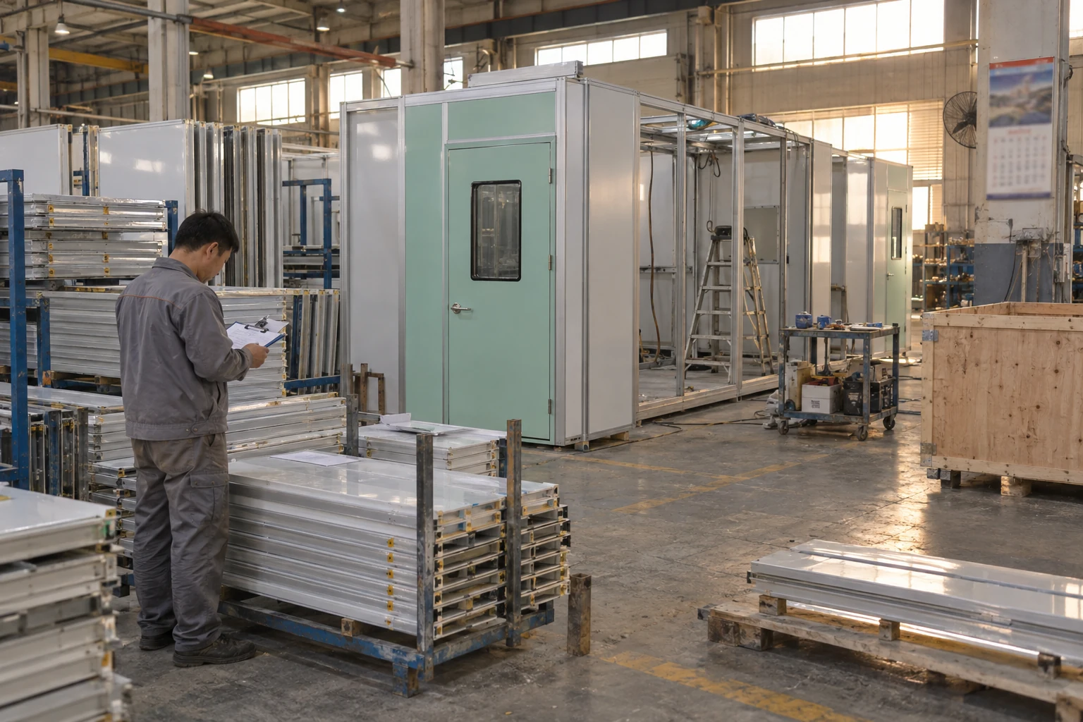 compare lead times for modular cleanroom systems