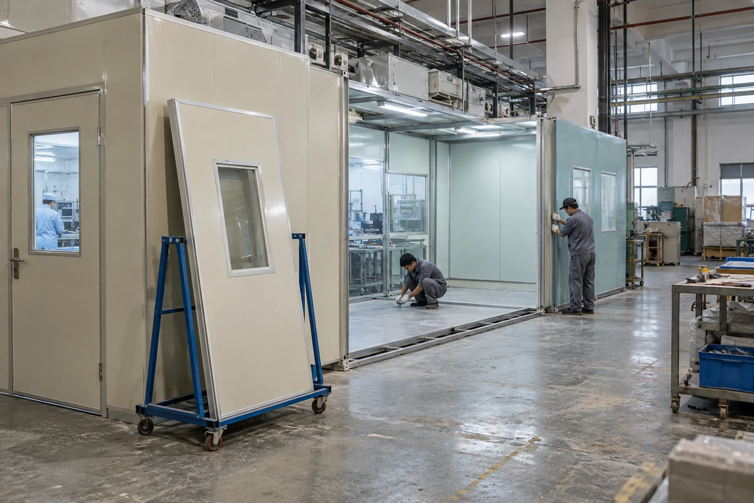 modular cleanroom expansions without major construction