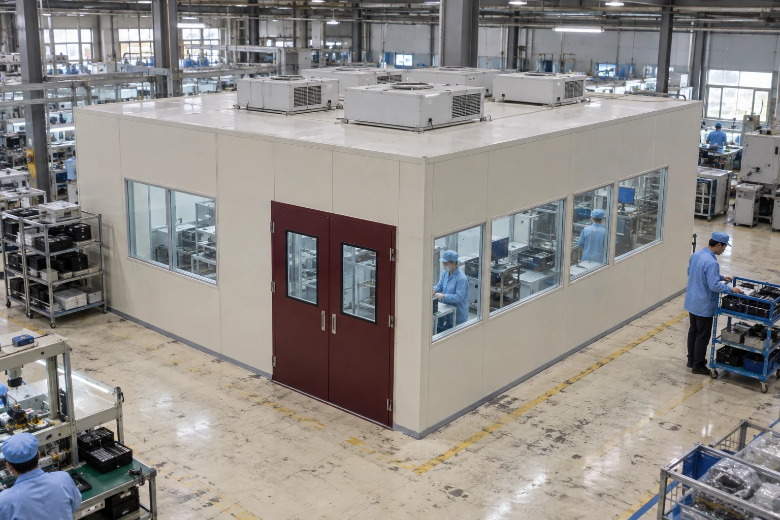 16' x 20' iso 8 modular cleanroom