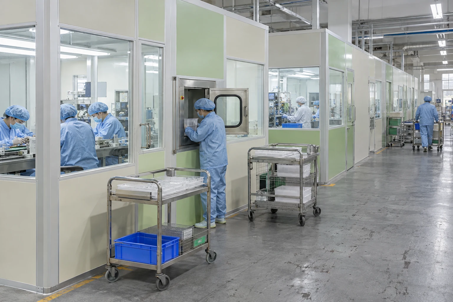 modular cleanroom solutions for contract manufacturers