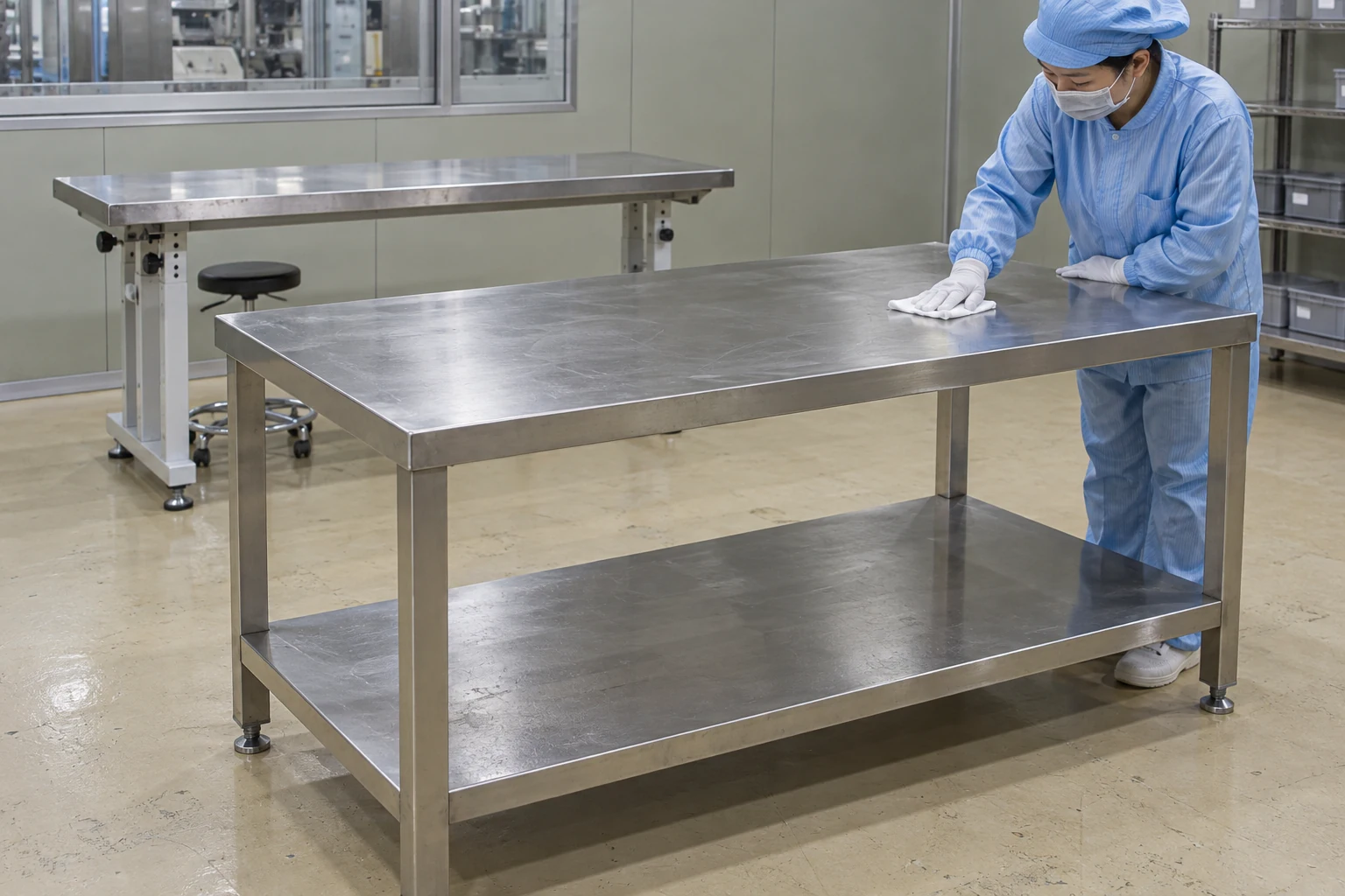 modular cleanroom tables