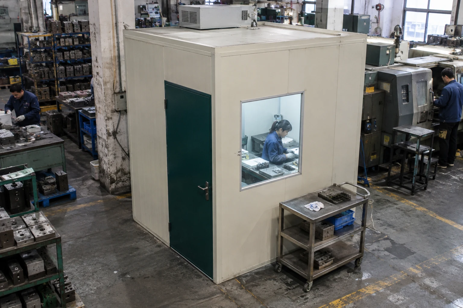 small modular cleanroom