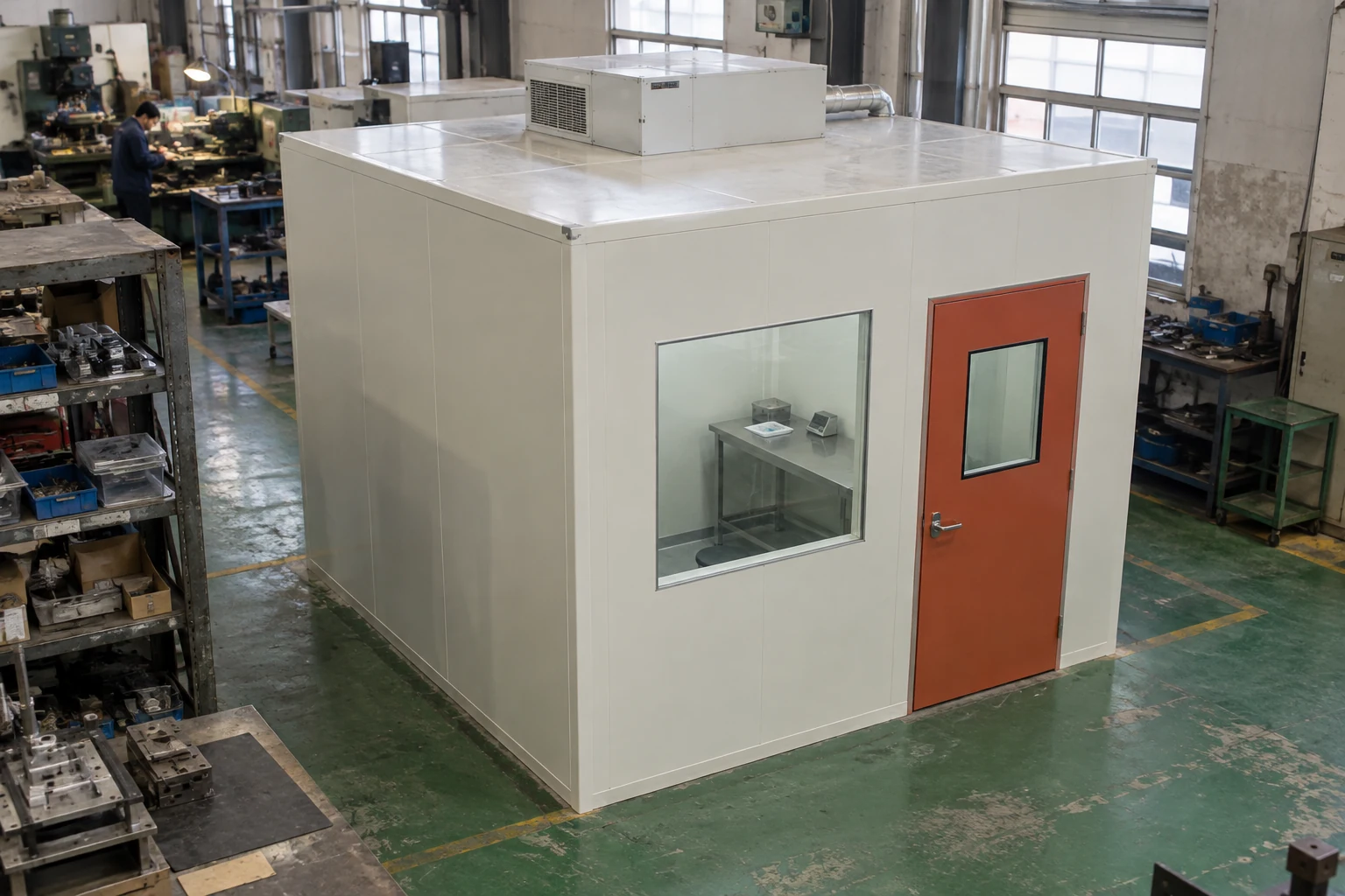 10' x 10' iso 8 modular cleanroom