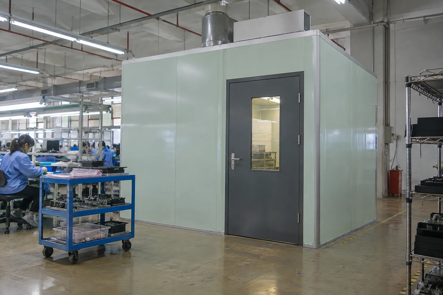 8' x 10' iso 8 modular cleanroom