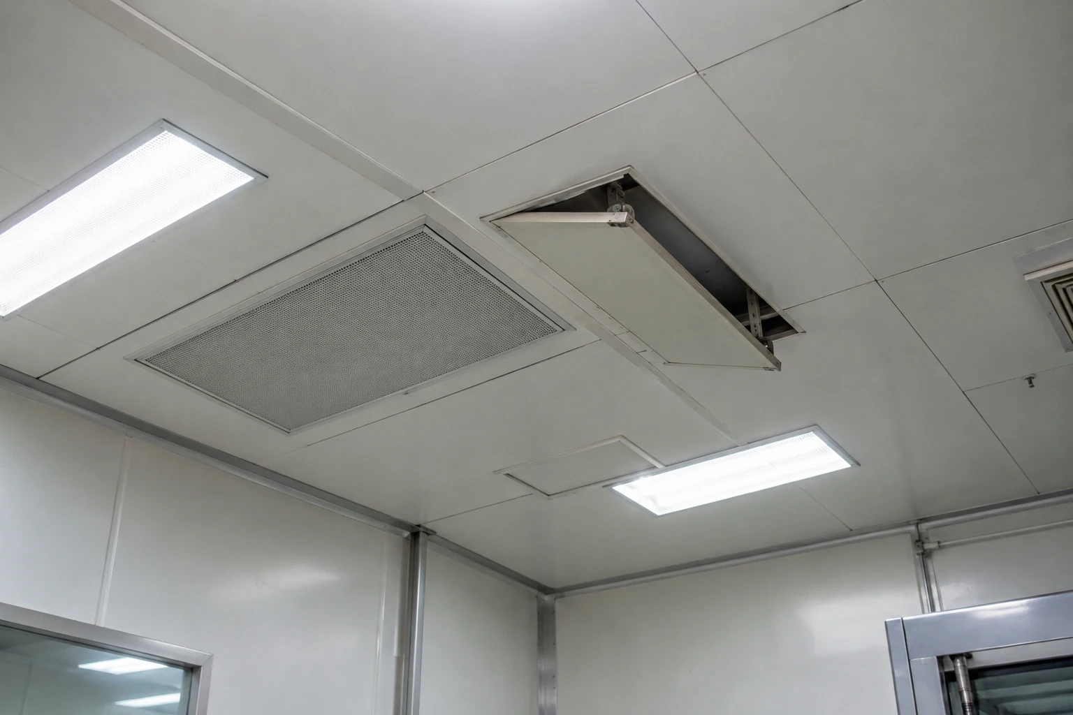 modular cleanroom ceiling panels