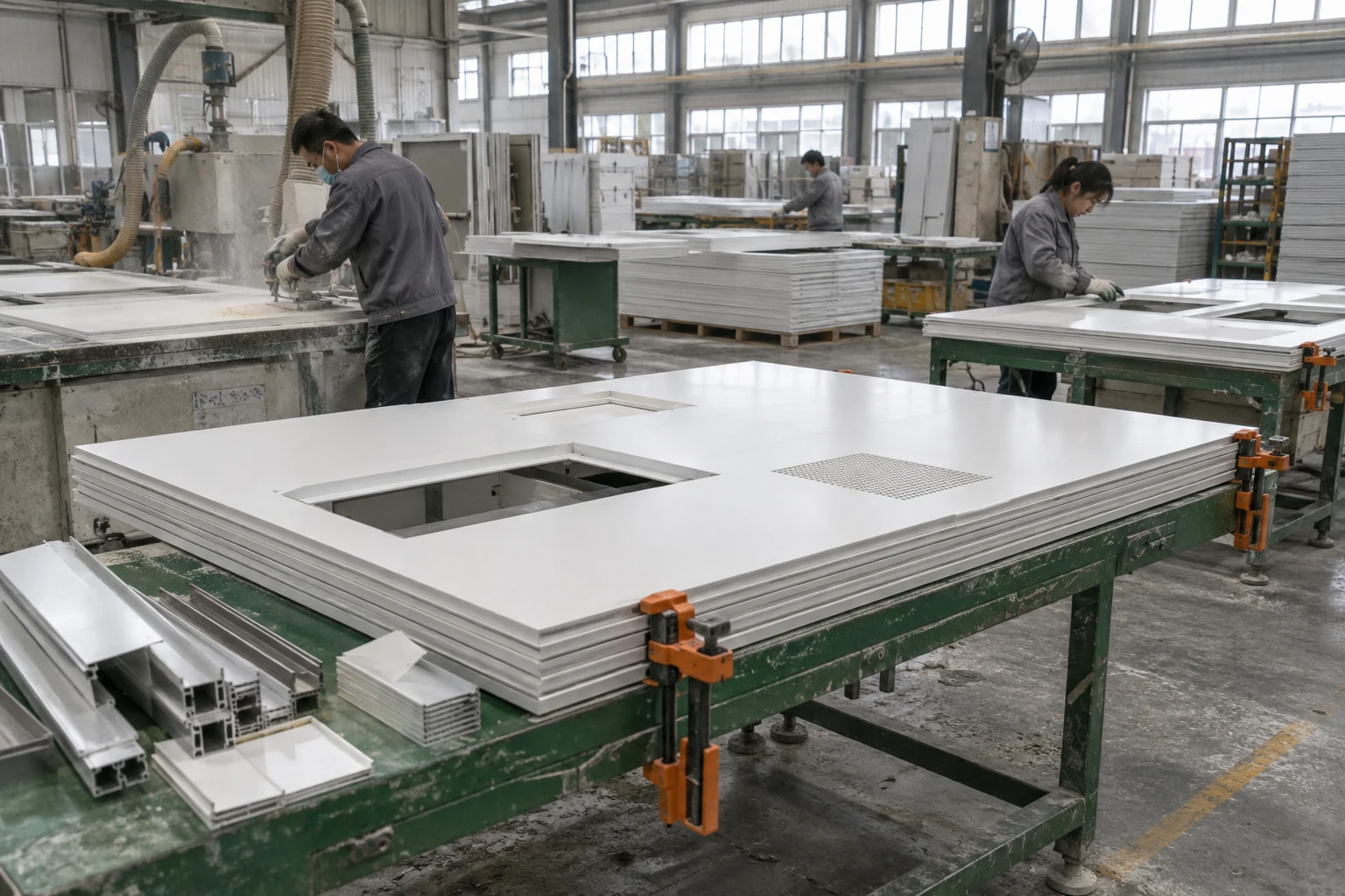 modular cleanroom ceiling panels factory