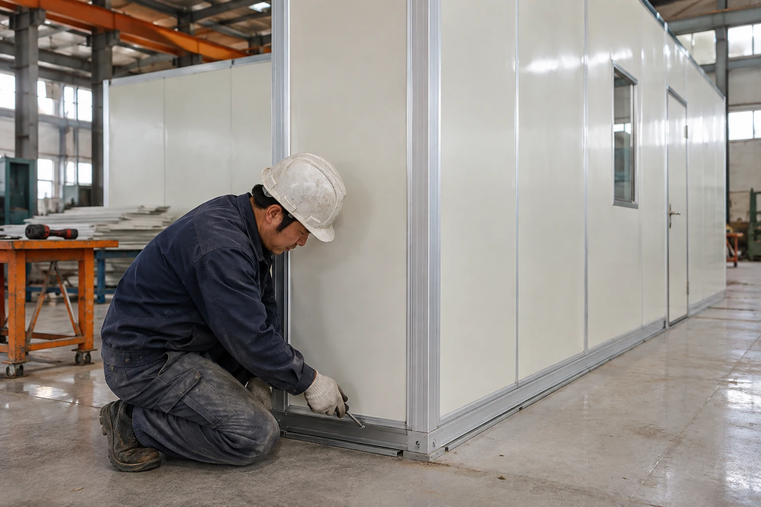 modular cleanroom wall system