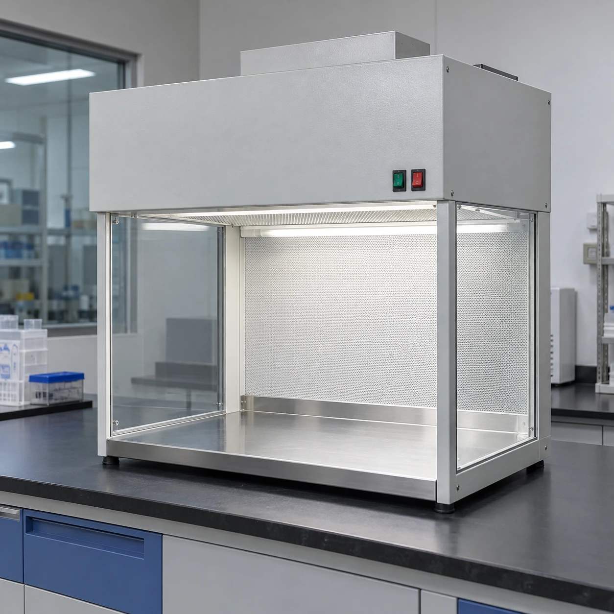 benchtop laminar flow hood