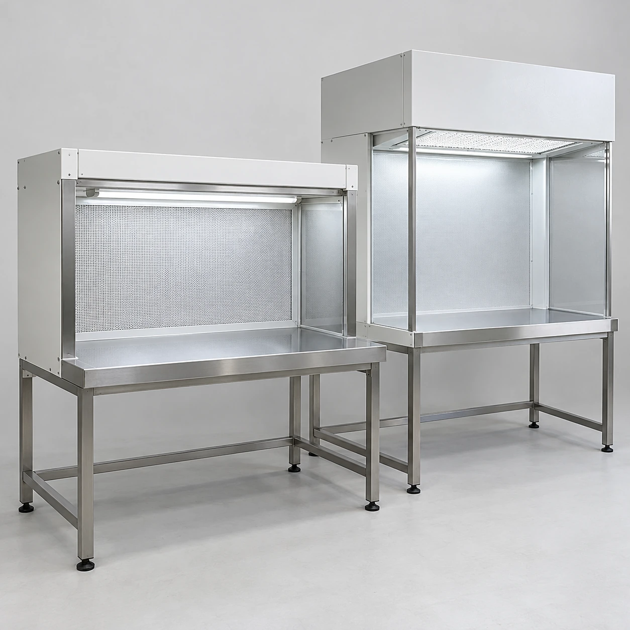 horizontal vs vertical laminar flow hood