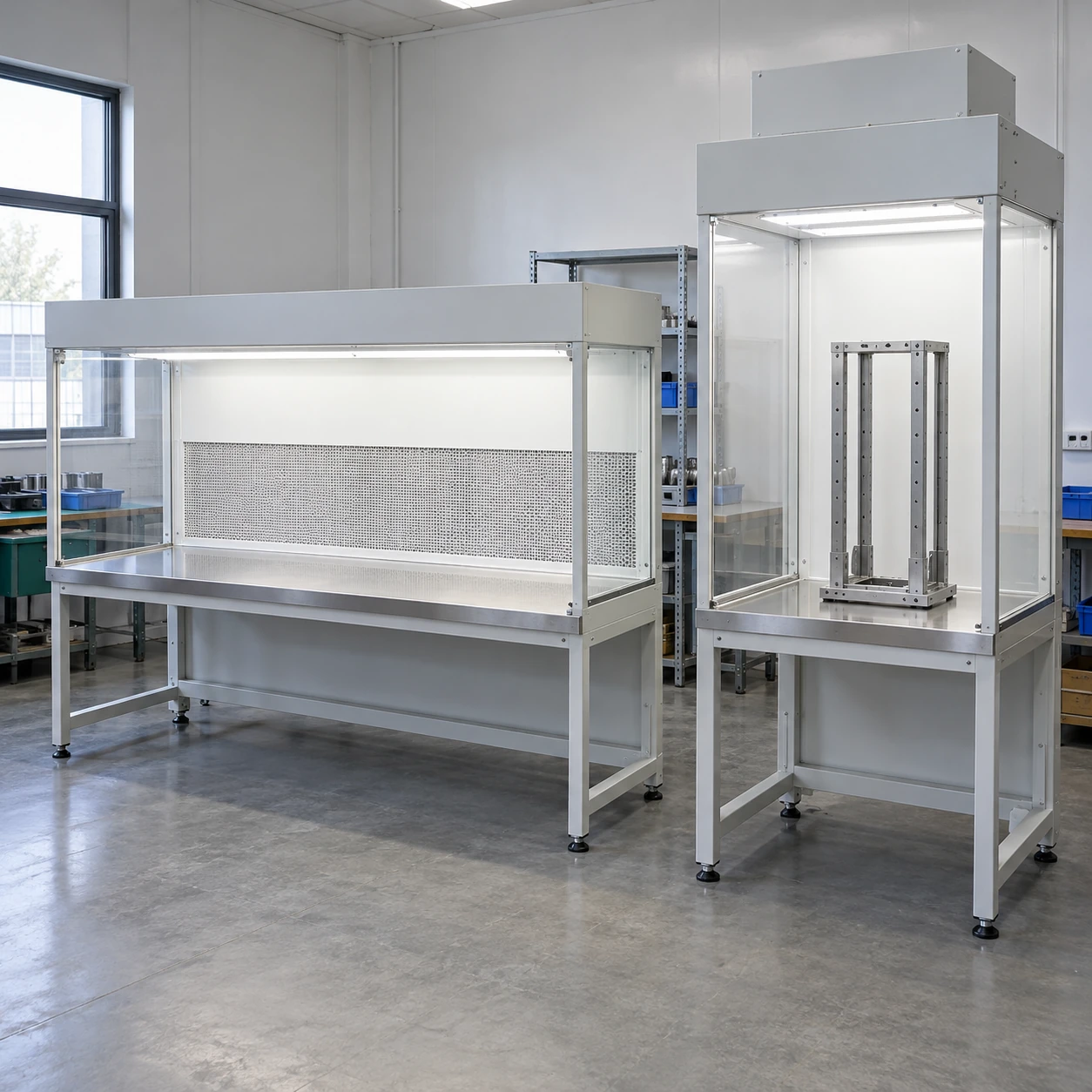 horizontal and vertical laminar flow hood