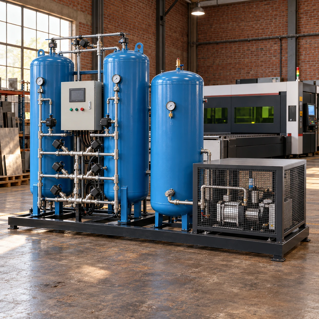 nitrogen generator for laser cutting