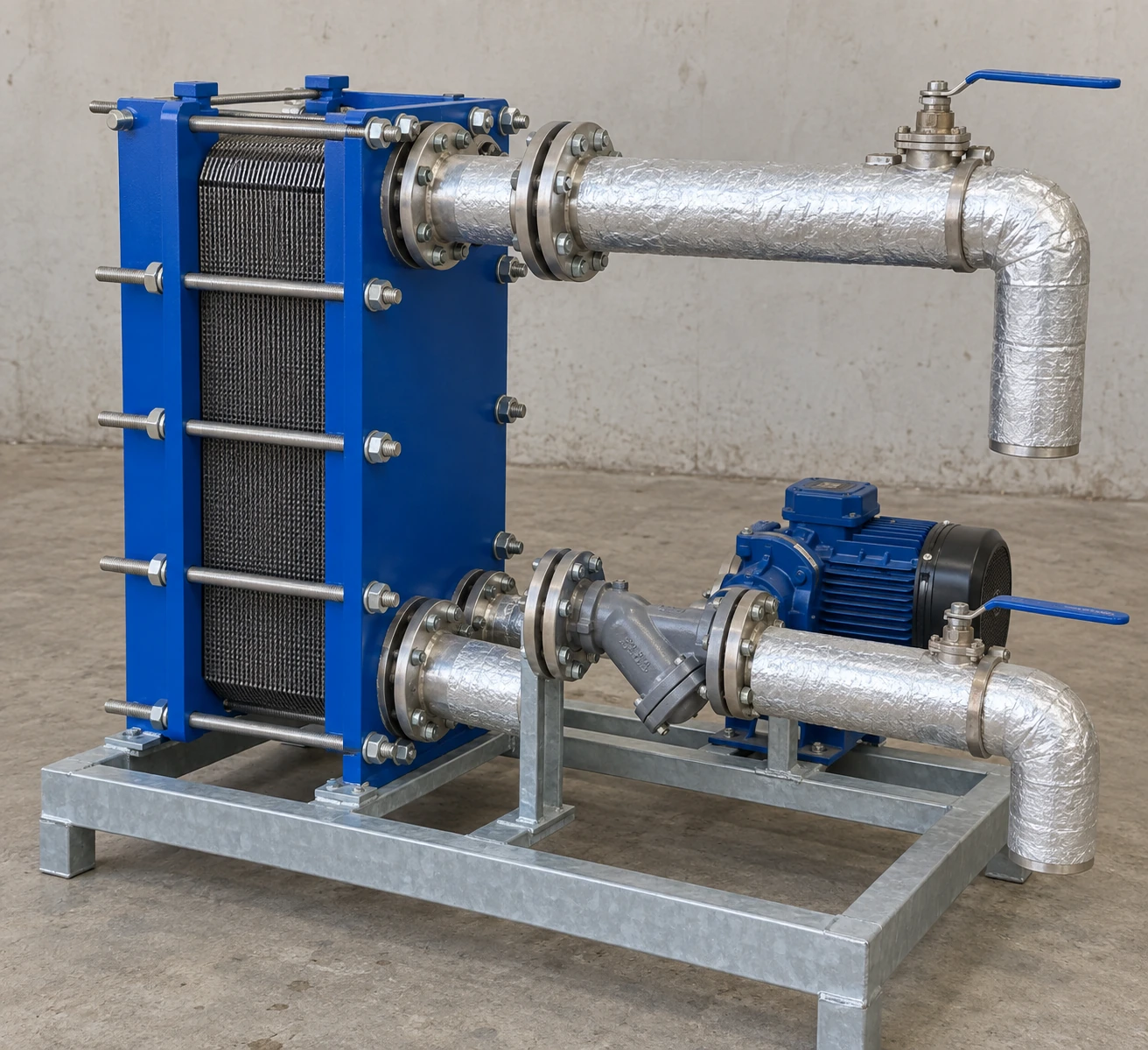 plate heat exchanger for hvac