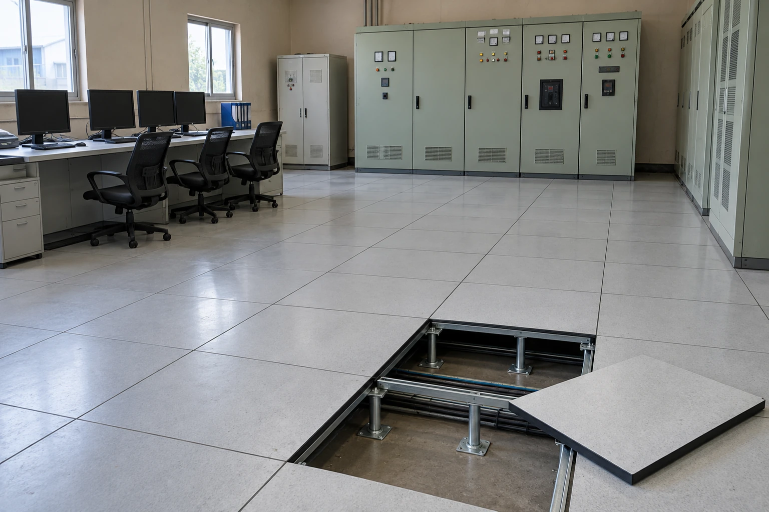 raised access flooring
