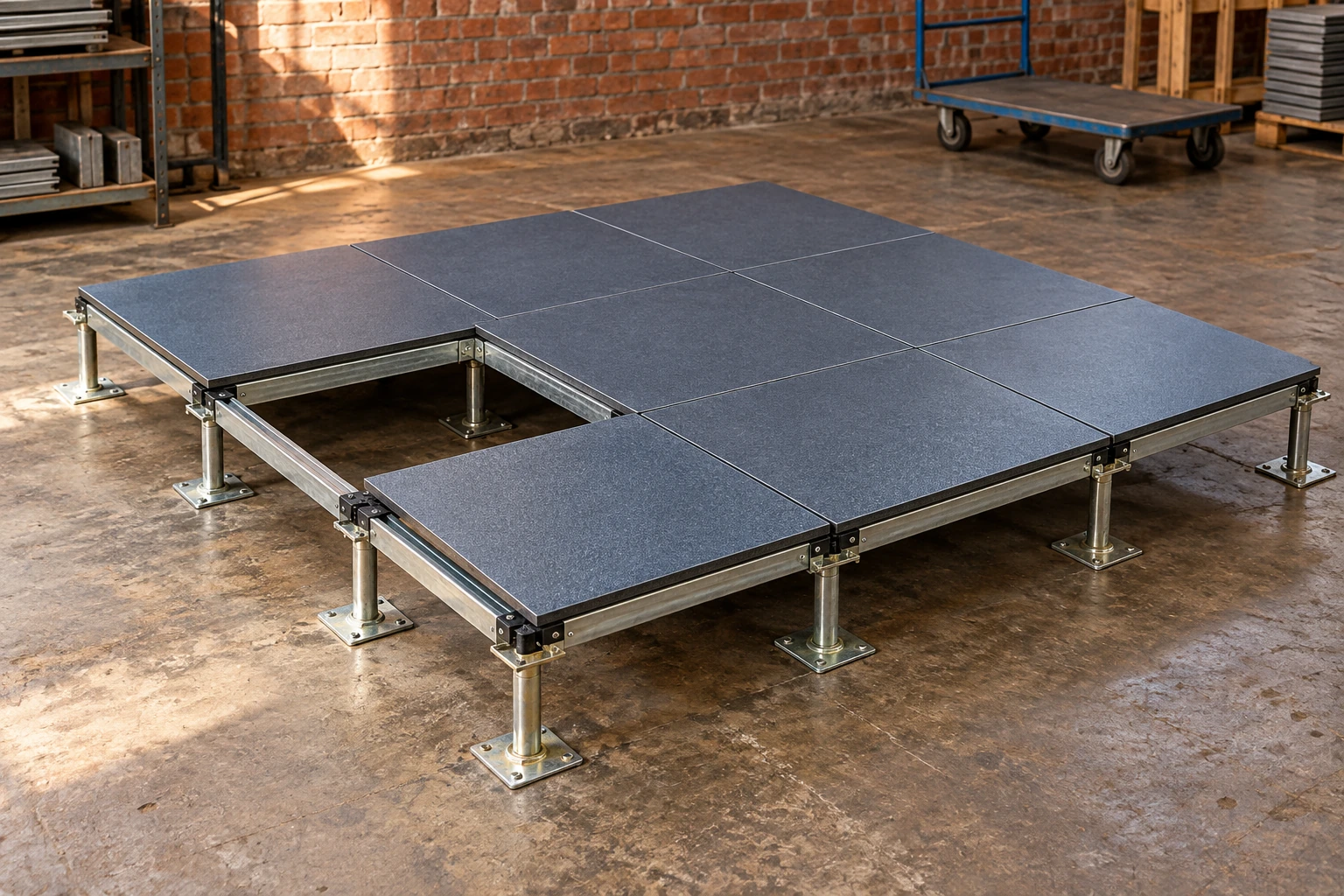 raised access flooring system