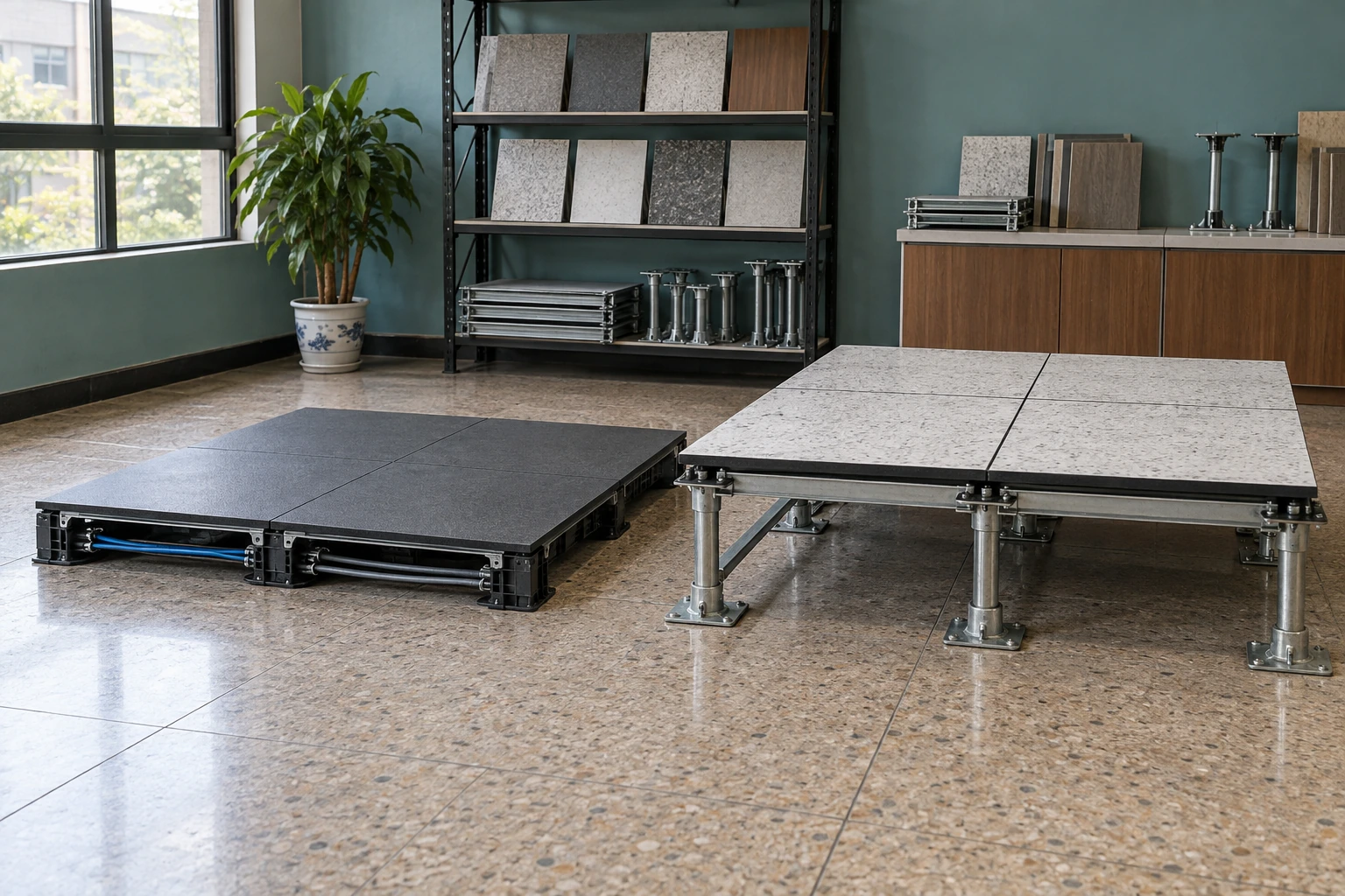 raised access flooring systems