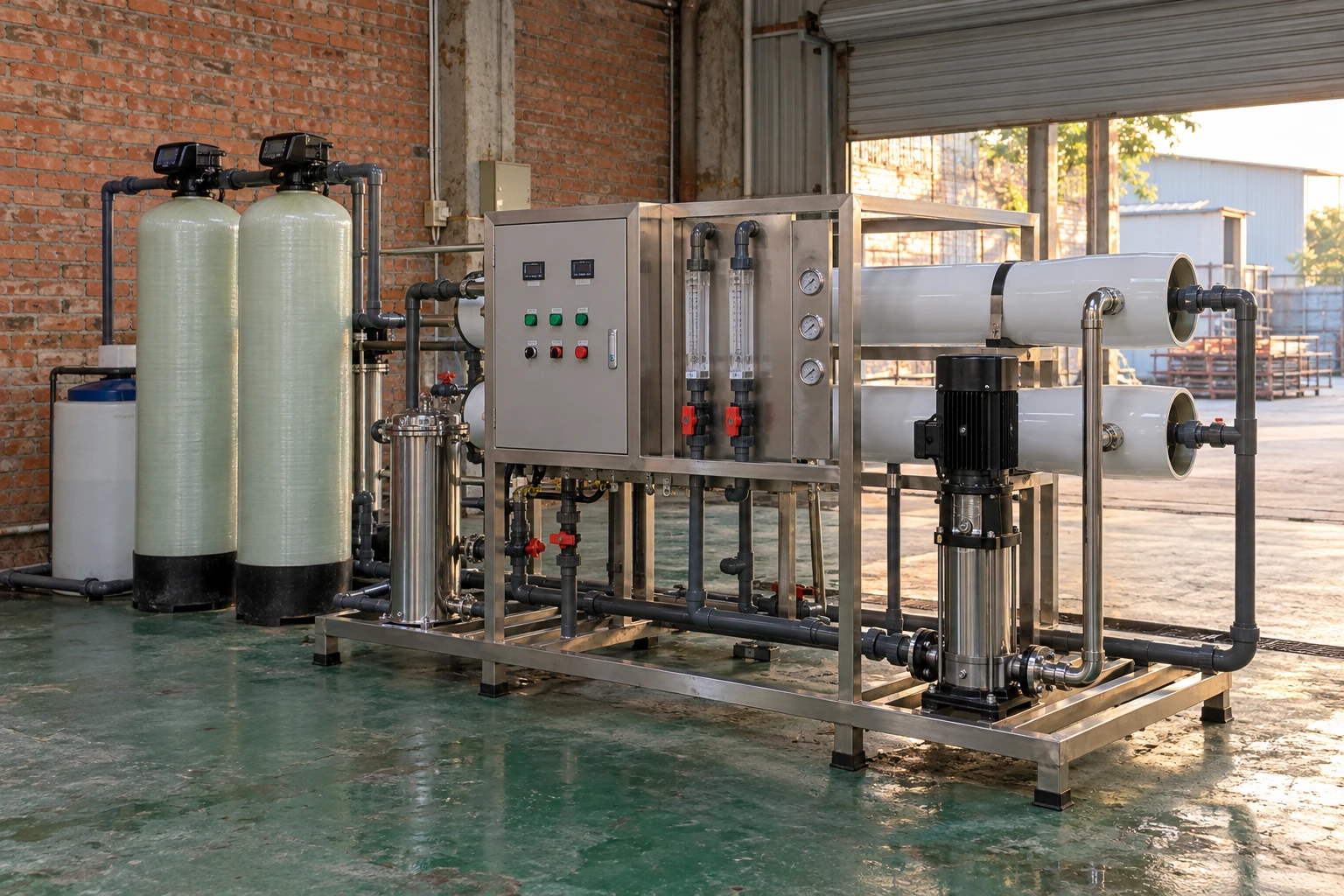 industrial reverse osmosis water purification system